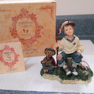 Boyds 'Waitin' for Grandpa - Michael & Thayer'